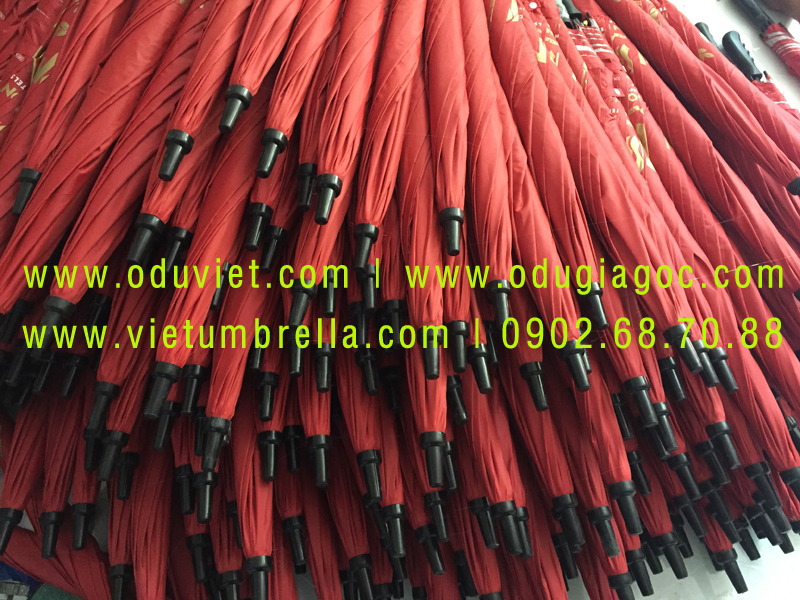 xưởng sản xuất ô dù cầm tay in logo quảng cáo